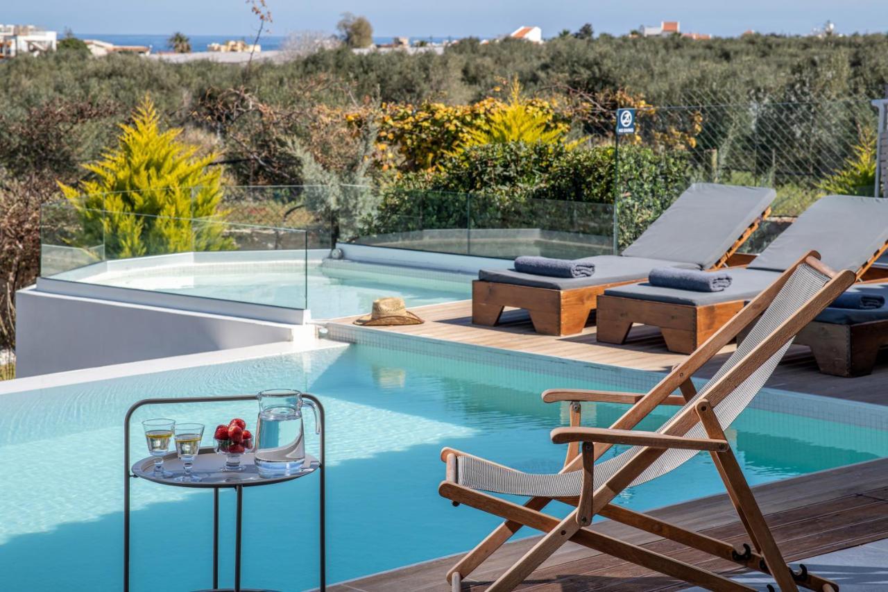 Alba Bianca Villa, Family Retreat With Heated Pool By Thinkvilla Khersónisos Eksteriør bilde