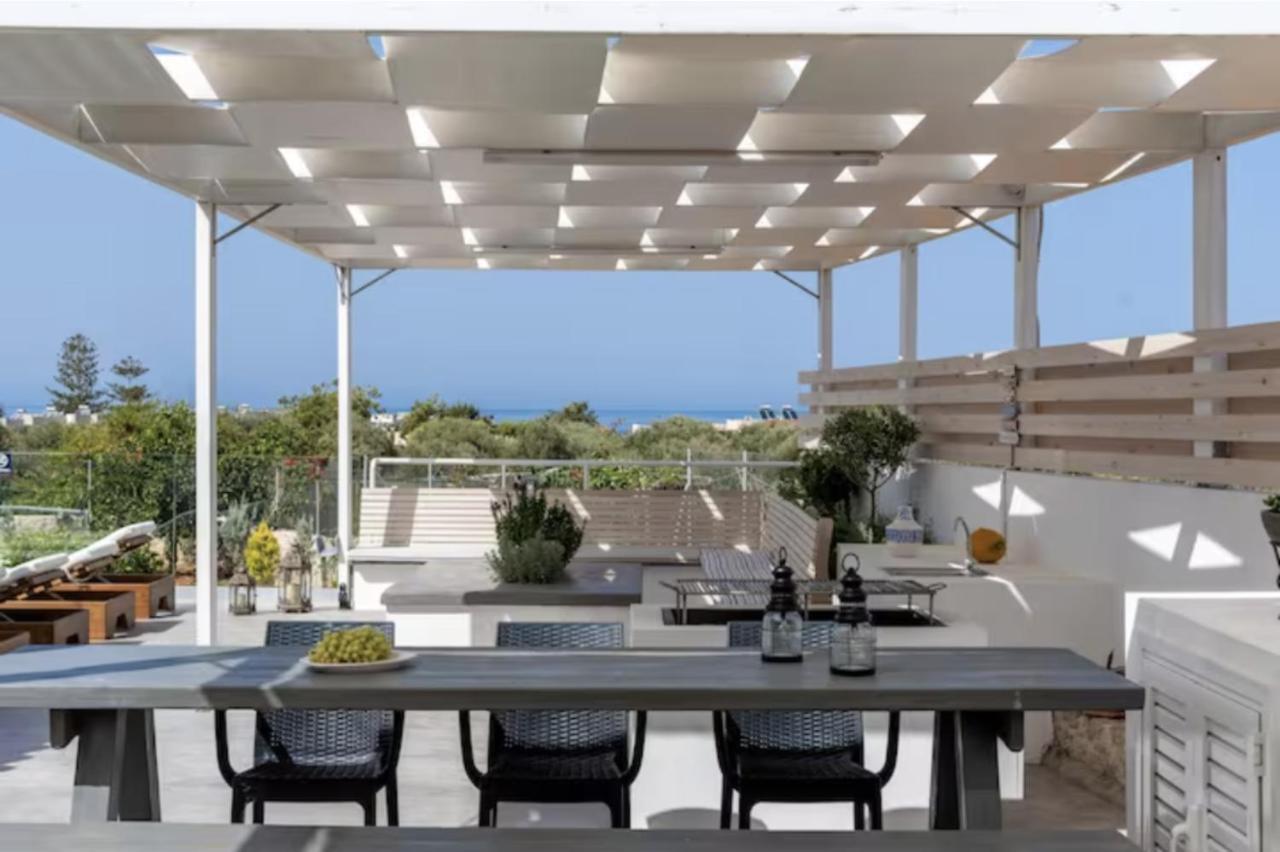 Alba Bianca Villa, Family Retreat With Heated Pool By Thinkvilla Khersónisos Eksteriør bilde