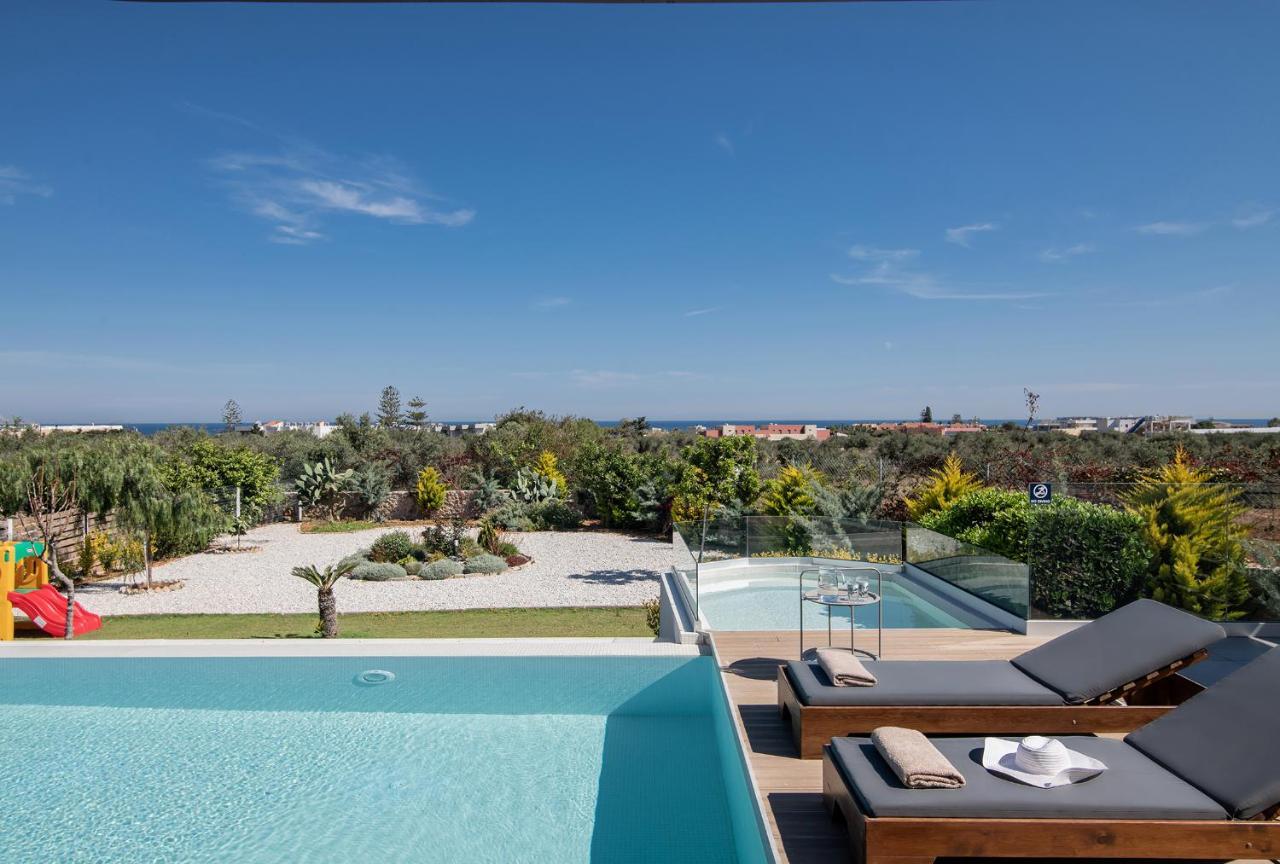 Alba Bianca Villa, Family Retreat With Heated Pool By Thinkvilla Khersónisos Eksteriør bilde